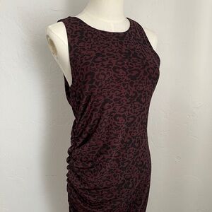 Leopard Print Sleeveless Dress